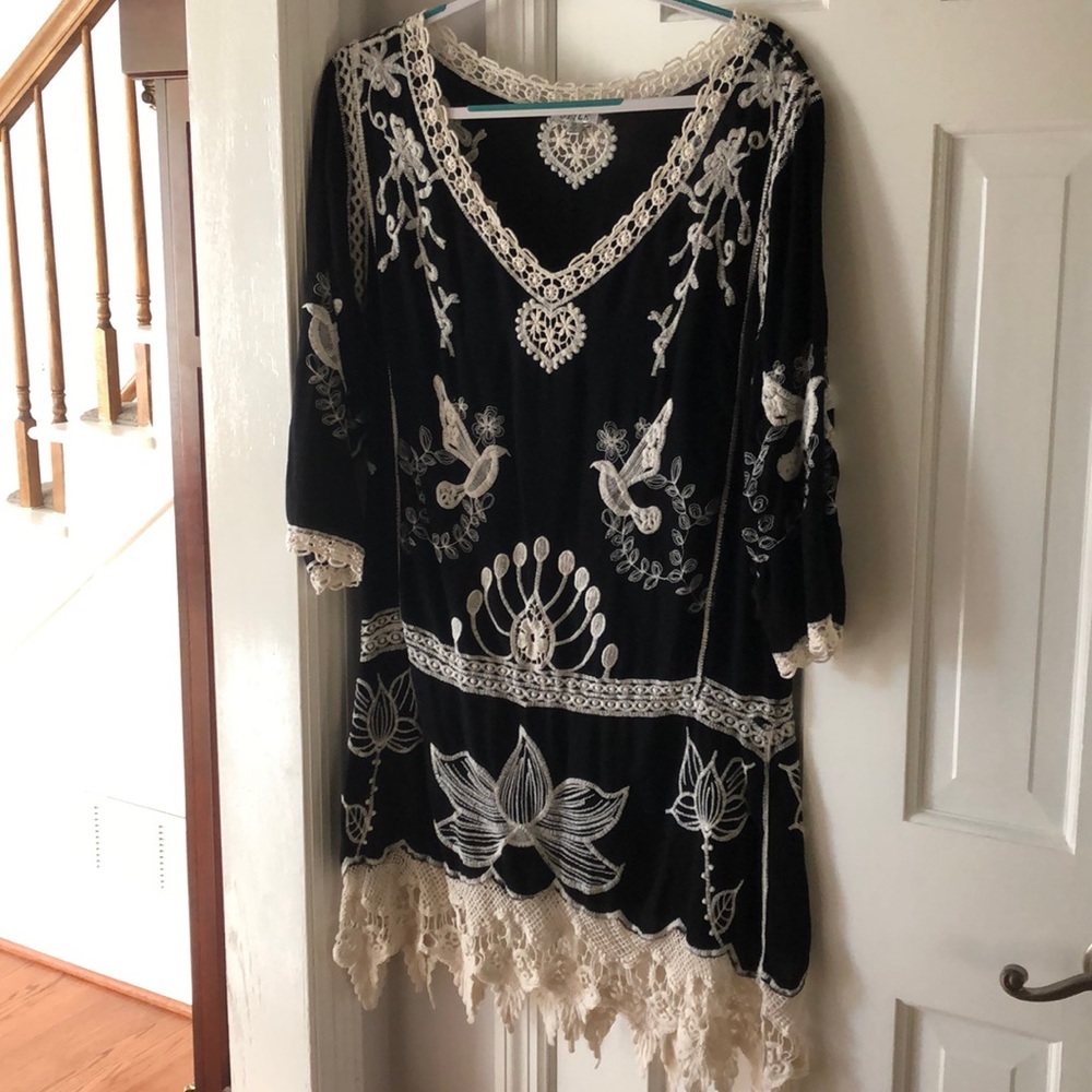 Crochet detail Dress